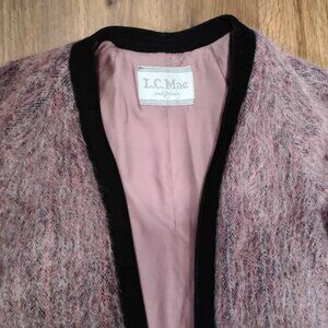 Vintage LC Mae Mohair Cardigan Sweater Union Labor